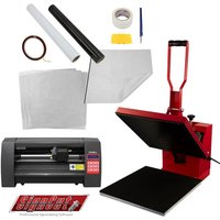 Transferpresse Hitzepresse 38cm Sublimation & Vinyl Schneideplotter 360mm im Set Transferpresse Hitzepresse 38cm Sublimation & Vinyl Schneideplotter 360mm im Set von PIXMAX