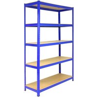 Monster Racking - T-Rax Garagenregal Kellerregal Lagerregal Regal Industrieregal Stahlregal Blau von MONSTER RACKING