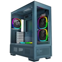 0 Montech PC Gehäuse Sky Two Midi-Tower Blau von MONTECH