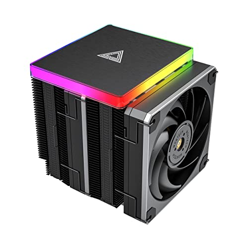 MONTECH Metal DT24 Premium CPU-Kühler, 2x120mm ARGB, 5.21 inches, Desktop von Montech