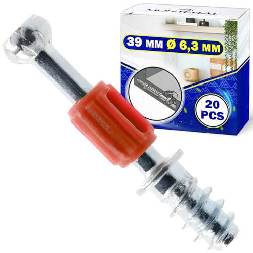 20 Stück Exzenterwelle, 39 mm, Gewinde, Ø 6,3 mm, Orange MONTERAL 20 Stück Exzenterwelle, 39 mm, Gewinde, Ø 6,3 mm, Orange MONTERAL von MONTERAL