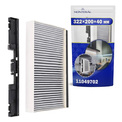 Aktivkohlefilter für Dunstabzugshaube 322x200x40 mm mit dem Originalcode 11049702 00703606 00705432 für Bosch für Constructa für Siemens für Neff - MONTERAL von MONTERAL
