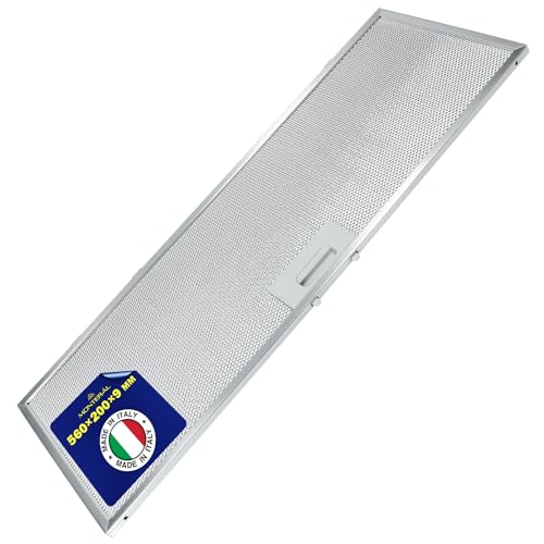 Aluminium Metallfilter Dunstabzugshaube 560 x 200 x 9 mm mit dem Originalcode GRI0077330A für Elica - MADE IN ITALY - Garantie 10 Jahre - MONTERAL von MONTERAL