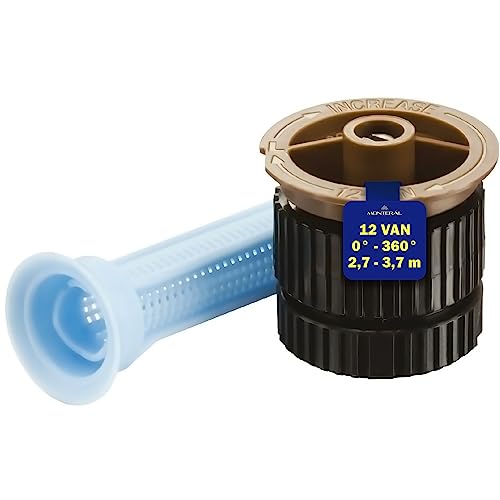 Bewässerung Sprinkler 12 Van für Bewässerungssystem Garten mit Einstellbarem Bewässerungssektor von 0° bis 360° und Einer Reichweite von bis zu 2,7-3,7 m Garantie 10 Jahre - MONTERAL Bewässerung Sprinkler 12 Van für Bewässerungssystem Garten mit Einstellbarem Bewässerungssektor von 0° bis 360° und Einer Reichweite von bis zu 2,7-3,7 m Garantie 10 Jahre - MONTERAL von MONTERAL