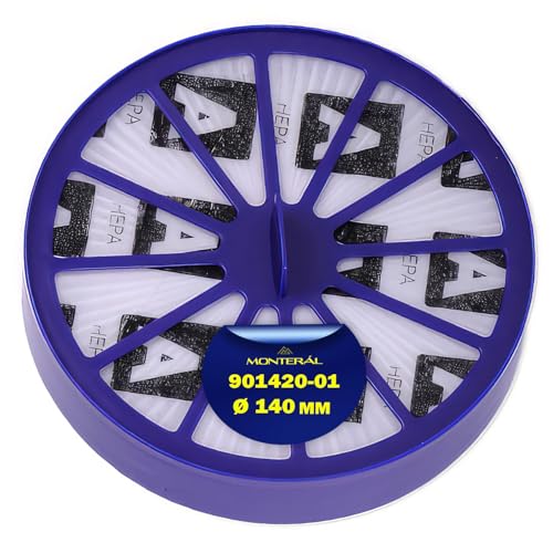Filter HEPA für Dyson Staubsauger 901420-01 90142001 Ø 140mm Geeignet für die Modelle DC07 DC14 Garantie 10 Jahre - Monteral von MONTERAL