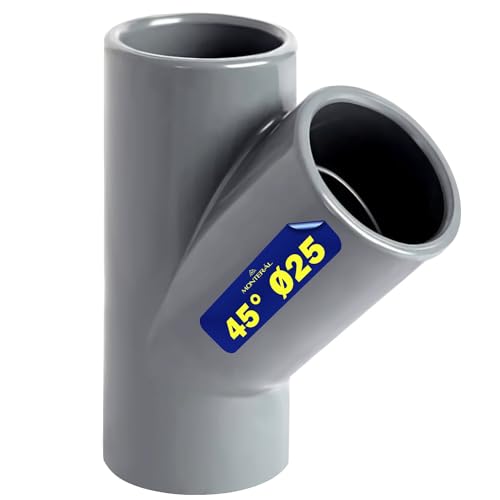 Fitting PVC U mit 45 Grad Winkel Ø 25 mm die Klebemuffe Wird zur Verbindung Drei Rohre Verwendet - Garantie 10 Jahre - MONTERAL Fitting PVC U mit 45 Grad Winkel Ø 25 mm die Klebemuffe Wird zur Verbindung Drei Rohre Verwendet - Garantie 10 Jahre - MONTERAL von MONTERAL