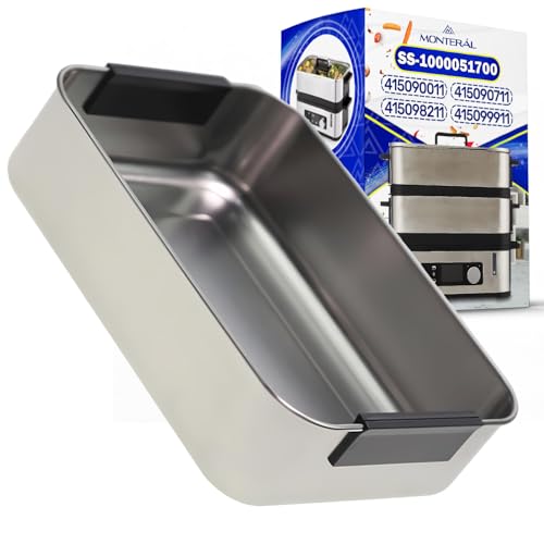 Garschale für den Dampfgarer Elektrisch 180 x 140 x 50 mm mit dem Originalcode SS-1000051700 für WMF KITCHENminis - Garantie 10 Jahre - MONTERAL Garschale für den Dampfgarer Elektrisch 180 x 140 x 50 mm mit dem Originalcode SS-1000051700 für WMF KITCHENminis - Garantie 10 Jahre - MONTERAL von MONTERAL