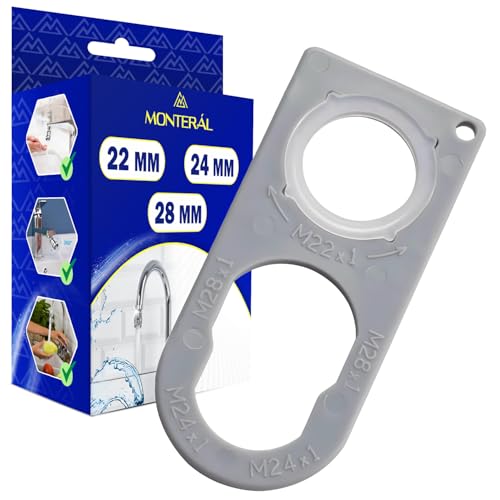 Kunststoff Luftsprudler Schlüssel 22 mm 24 mm 28 mm zur Befestigung des Luftsprudlers - MONTERAL Kunststoff Luftsprudler Schlüssel 22 mm 24 mm 28 mm zur Befestigung des Luftsprudlers - MONTERAL von MONTERAL