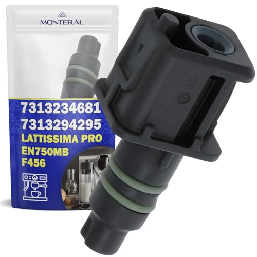 Anschluss für Rapid Cappuccino System für Kapsel Kaffeemaschine mit Originalcode 7313234681 7313294295 für Delonghi Lattissima Pro Modell EN750MB F456 - Garantie 10 Jahre - MONTERAL von MONTERAL