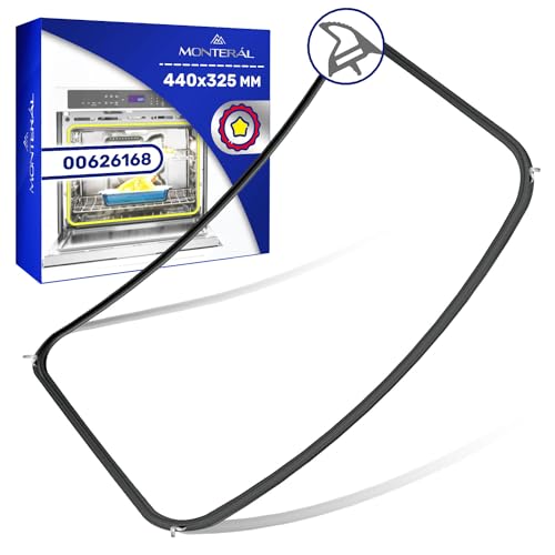 MONTERAL Backofen Dichtung 440x325 mm 00626168 für Bosch Ofentür Dichtung mit 4 Haken Garantie 10 Jahre von MONTERAL