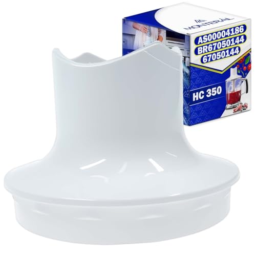 MONTERAL Getriebedeckel für Stabmixer Ø 100 mm x 70 mm mit Originalcode 67050144 BR67050144 AS00004186 für Behälter HC 350 ml für Braun Multiquick - Garantie 10 Jahre von MONTERAL