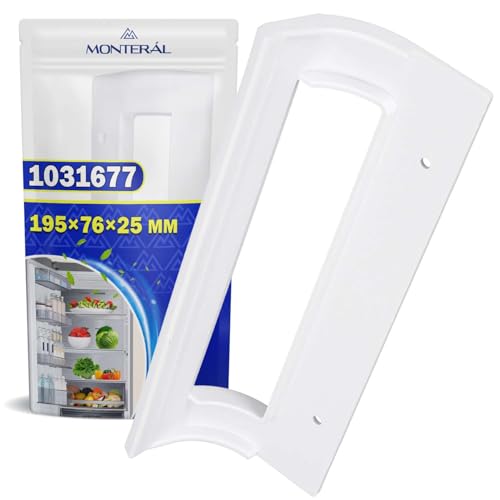 MONTERAL Kühlschrank Griff Universal 195x76x25 mm mit Lochabstand 127 mm mit dem Originalcode 1031677 für Amica - Garantie 10 Jahre von MONTERAL