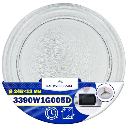 MONTERAL Mikrowellenteller Ø 245 mm mit dem Originalcode 3390W1A035A für LG 49008516 für Candy MONTERAL Mikrowellenteller Ø 245 mm mit dem Originalcode 3390W1A035A für LG 49008516 für Candy von MONTERAL