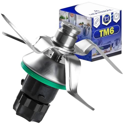 MONTERAL Satz Messer für Thermomix TM6 mit Dichtungsring - Ersatzmesser ist Hergestellt aus Rostfreiem Stahl für Vorwerk Küchenmaschine - Garantie 10 Jahre von MONTERAL