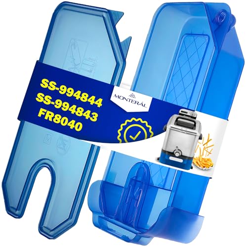 MONTERAL Ölbehälter mit Deckel für die Friteuse mit Fett mit dem Originalcode SS-994844 SS-994843 für Tefal Oleoclean Pro FR8040 Fritteuse mit Öl - Garantie 10 Jahre von MONTERAL