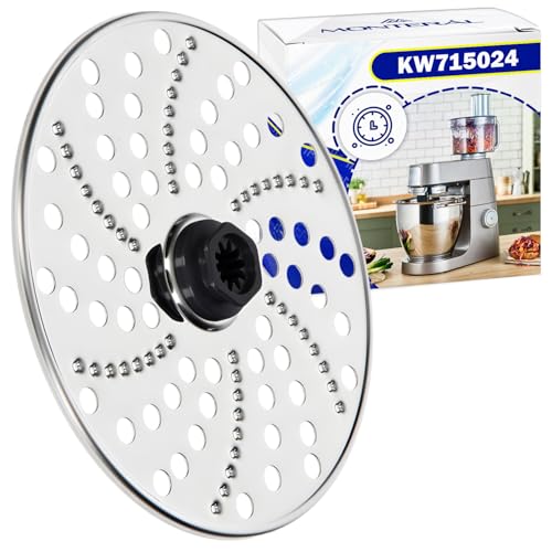 MONTERAL Raspelscheibe für Küchenmaschine mit dem Originalcode KW715024 für Kenwood - Garantie 10 Jahre von MONTERAL