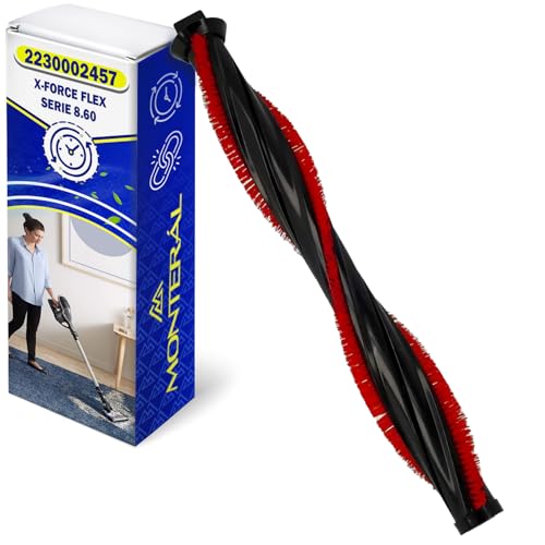 MONTERAL Staubsauger Bürstenrolle mit Originalcode SS-2230002457 für Rowenta X-Force Flex 8.60 - Garantie 10 Jahre von MONTERAL