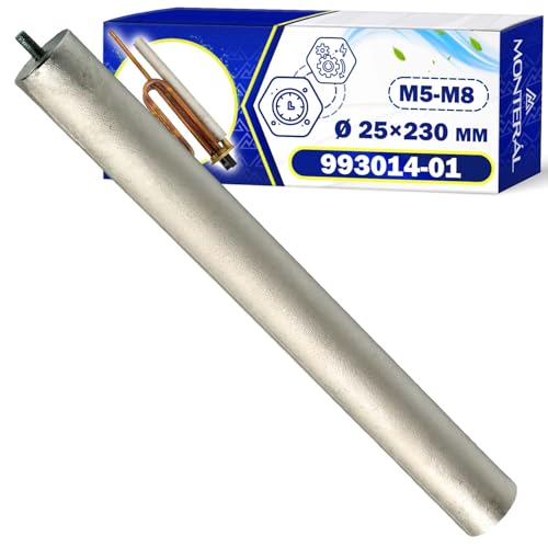 Magnesiumanode für Kessel M5-M8 Ø 25 x 230 mm mit Originalcode 993014-01 993014 für Ariston für MTS MONTERAL Magnesiumanode für Kessel M5-M8 Ø 25 x 230 mm mit Originalcode 993014-01 993014 für Ariston für MTS MONTERAL von MONTERAL