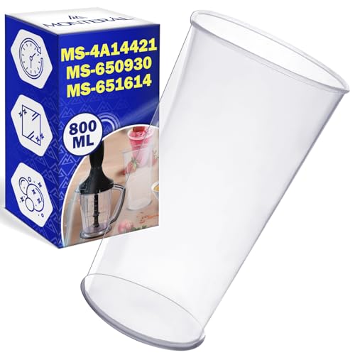 Messbecher Stabmixer 800 ml mit Originalcode MS-4A14421 MS-650930 MS-651614 für Moulinex für Tefal - MONTERAL von MONTERAL