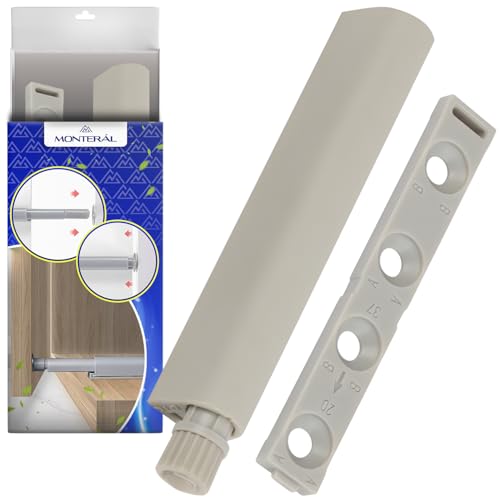 Türdämpfer mit Gummispitze und Verdeckter Befestigung - Push to Open Türöffner von Möbel - Garantie 10 Jahre - MONTERAL Türdämpfer mit Gummispitze und Verdeckter Befestigung - Push to Open Türöffner von Möbel - Garantie 10 Jahre - MONTERAL von MONTERAL