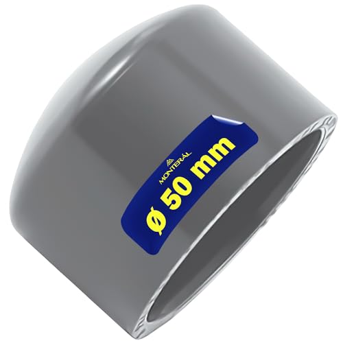 Muffenstopfen Ø 50 mm aus PVC U zum Abdichten des Rohre mit einem Klebstoff - Garantie 10 Jahre - MONTERAL von MONTERAL