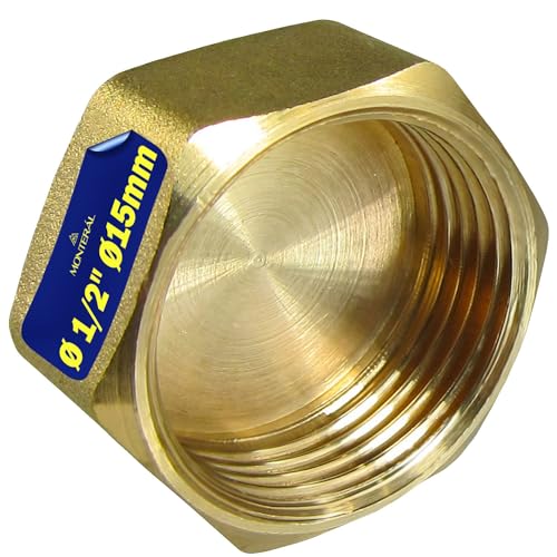 Muffenstopfen aus Messing 1/2” hat ein Innengewinde Typ Figur 300 - Garantie 10 Jahre - MONTERAL von MONTERAL