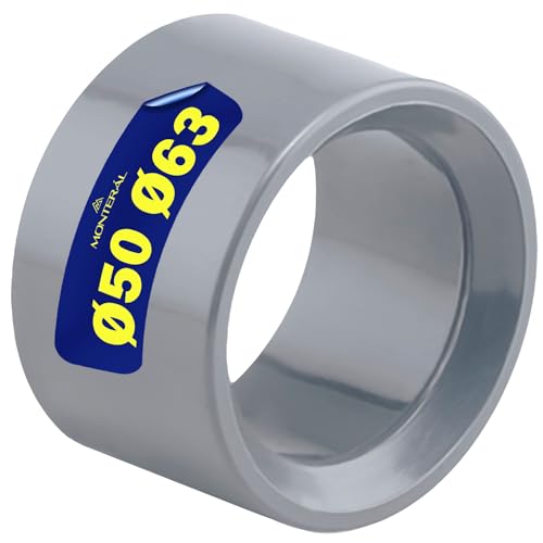 Reduzierhülse PVC U Ø 63 x 50 mm die Klebemuffe Wird zur Verbindung Zweier Rohre Verwendet - Garantie 10 Jahre - MONTERAL Reduzierhülse PVC U Ø 63 x 50 mm die Klebemuffe Wird zur Verbindung Zweier Rohre Verwendet - Garantie 10 Jahre - MONTERAL von MONTERAL