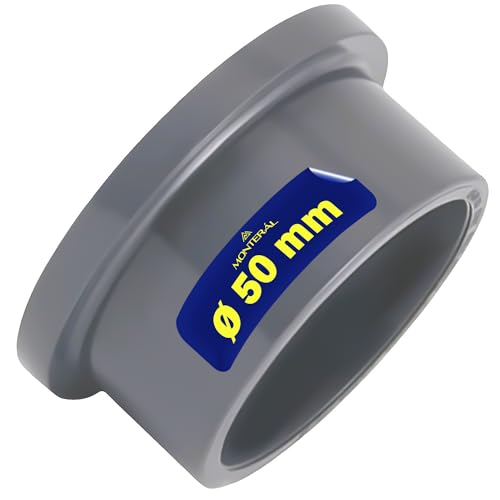 Rohrverbinder Flansch PVC U Ø 50 mm Installiert mit Klebstoff - Garantie 10 Jahre - MONTERAL von MONTERAL