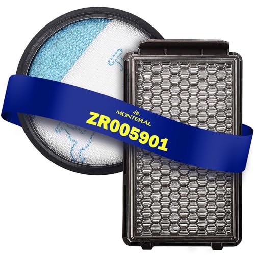 Satz mit 2 Stück HEPA Filter für Staubsauger mit dem Originalcode ZR005901 für Rowenta - Garantie 10 Jahre - MONTERAL Satz mit 2 Stück HEPA Filter für Staubsauger mit dem Originalcode ZR005901 für Rowenta - Garantie 10 Jahre - MONTERAL von MONTERAL