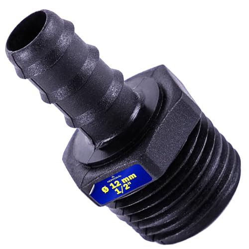 Schlauchtülle mit Durchmesser Ø 30 mm und Außengewinde 1/2" Hergestellt aus PVC U - Garantie 10 Jahre - MONTERAL von MONTERAL