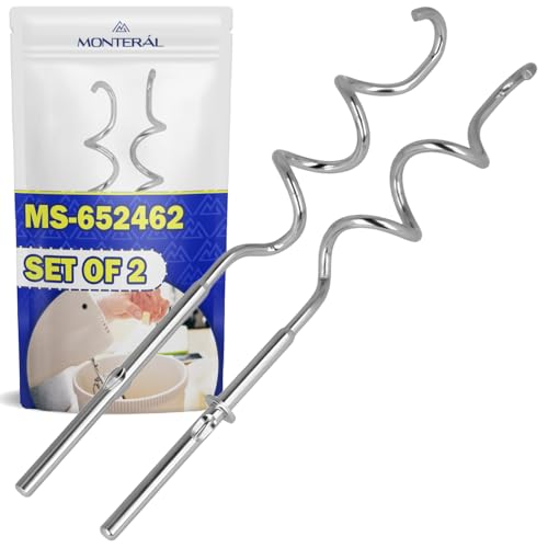 Set mit 2 Knethaken für Handmixer mit Originalcode MS-652462 für Tefal - 10 Jahre Garantie MONTERAL von MONTERAL