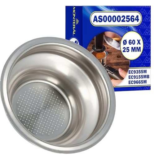 Sieb für Kaffeemaschine mit Originalcode AS00002564 für De Longhi MONTERAL von MONTERAL