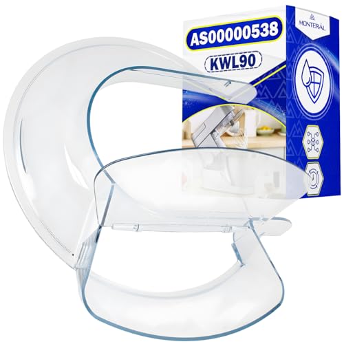 MONTERAL Spritzschutz Deckel für Küchenmaschine mit dem Originalcode AS00000538 für Kenwood Titanium Chef Patissier XL KWL90 - Garantie 10 Jahre von MONTERAL