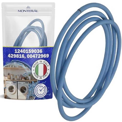 Waschmaschinen Tankdichtung mit Originalcode 1240159036 für Electrolux für Juno für Zanker für Zanussi 00472969 für Quelle - MADE IN ITALY - Garantie 10 Jahre - MONTERAL von MONTERAL