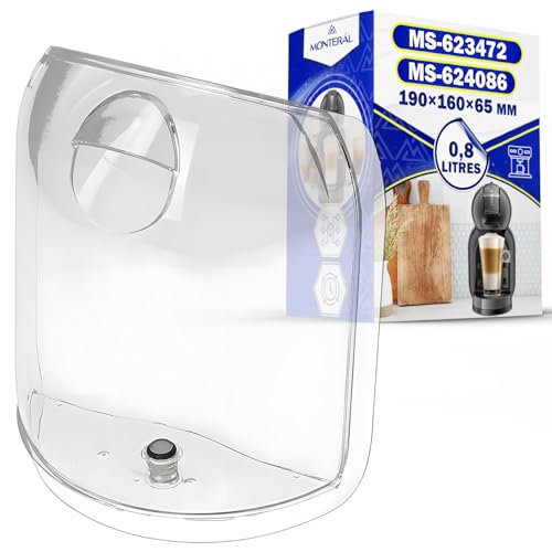 Wassertank für Kapsel Kaffeemaschine mit Originalcode MS-623472 MS-624086 für Krups für Dolce Gusto Mini Me - Garantie 10 Jahre - MONTERAL Wassertank für Kapsel Kaffeemaschine mit Originalcode MS-623472 MS-624086 für Krups für Dolce Gusto Mini Me - Garantie 10 Jahre - MONTERAL von MONTERAL