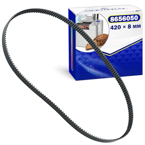 Zahnriemen für Brotbackautomat 420 x 8 mm mit dem Originalcode 8656050 für Unold Backmeister - Garantie 10 Jahre - MONTERAL Zahnriemen für Brotbackautomat 420 x 8 mm mit dem Originalcode 8656050 für Unold Backmeister - Garantie 10 Jahre - MONTERAL von MONTERAL