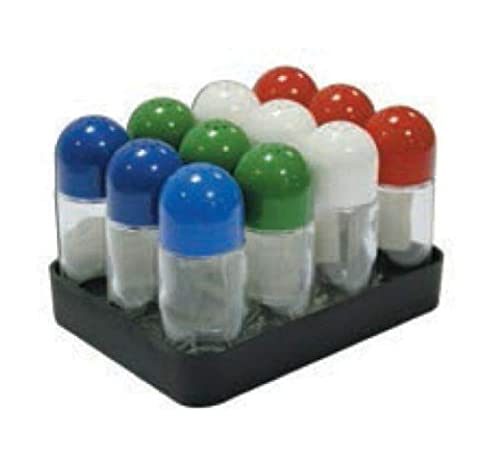 MONTINI GUERINO SNC ESP. 12 Stück Salz/Pfeffer Color KS0035-MC, wie abgebildet von MONTINI GUERINO SNC