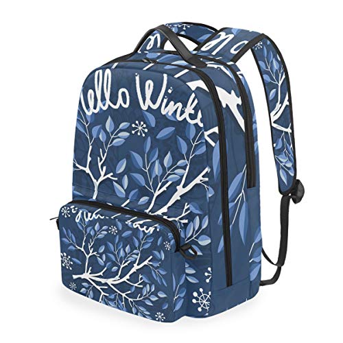 MONTOJ Branch Hello Winter Campus Rucksack mit abnehmbarer Kreuztasche von MONTOJ