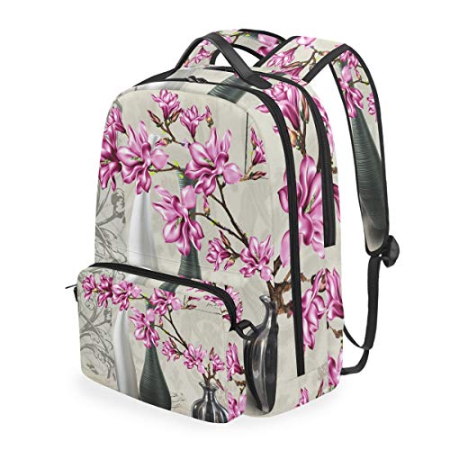 MONTOJ Campus Rucksack mit abnehmbarer Kreuztasche, Blumenvase, Violett von MONTOJ