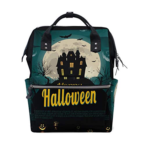 MONTOJ Halloween-Rucksack aus Segeltuch für Reisen und Campus von MONTOJ