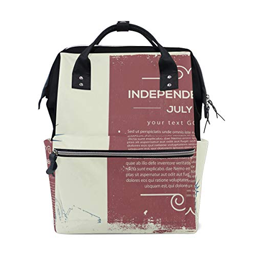 MONTOJ Independence Day Canvas Rucksack Travel Campus von MONTOJ