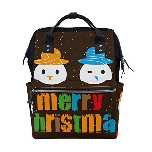 MONTOJ Merry Christmas Canvas Rucksack Travel Campus Rucksack von MONTOJ