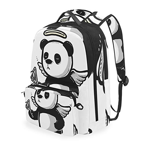 MONTOJ Panda Angel Campus Rucksack mit abnehmbarer Kreuztasche von MONTOJ