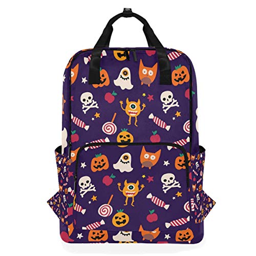 MONTOJ Reiserucksack, Halloween, Kürbis-Gespenst, Schulrucksack von MONTOJ