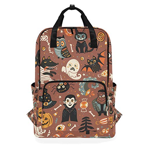 MONTOJ Reiserucksack, Halloween-Aufkleber, Schwarze Katze, Geist und Kürbis MONTOJ Reiserucksack, Halloween-Aufkleber, Schwarze Katze, Geist und Kürbis von MONTOJ