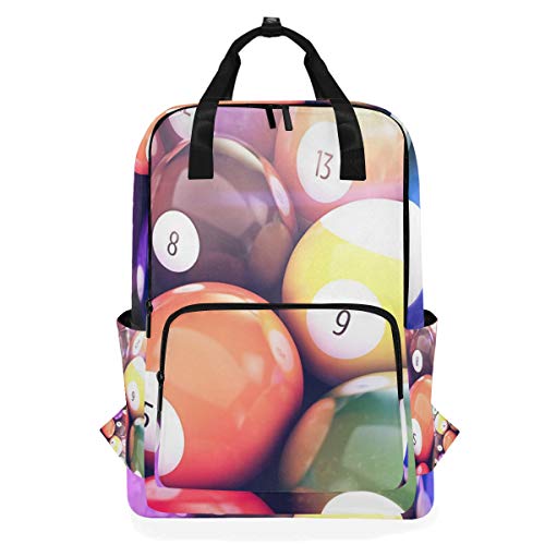 MONTOJ Reiserucksack Billard Pool Bälle Schulrucksack von MONTOJ