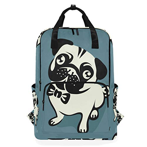 MONTOJ Reiserucksack Cartoon Bulldog Schulrucksack von MONTOJ