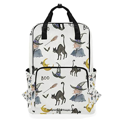 MONTOJ Reiserucksack Cartoon Katze und Hexe Schulrucksack MONTOJ Reiserucksack Cartoon Katze und Hexe Schulrucksack von MONTOJ