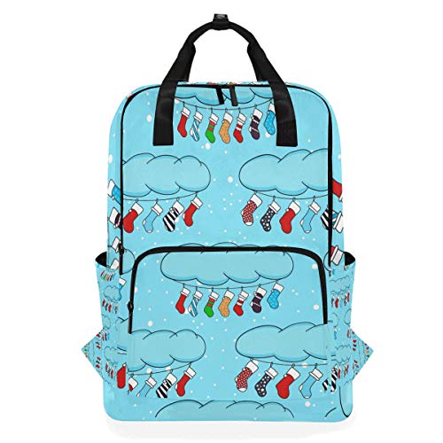 MONTOJ Reiserucksack Cartoon Merry Christmas Socken Schulrucksack von MONTOJ