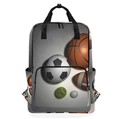 MONTOJ Reiserucksack Sportbälle Bild Schulrucksack von MONTOJ